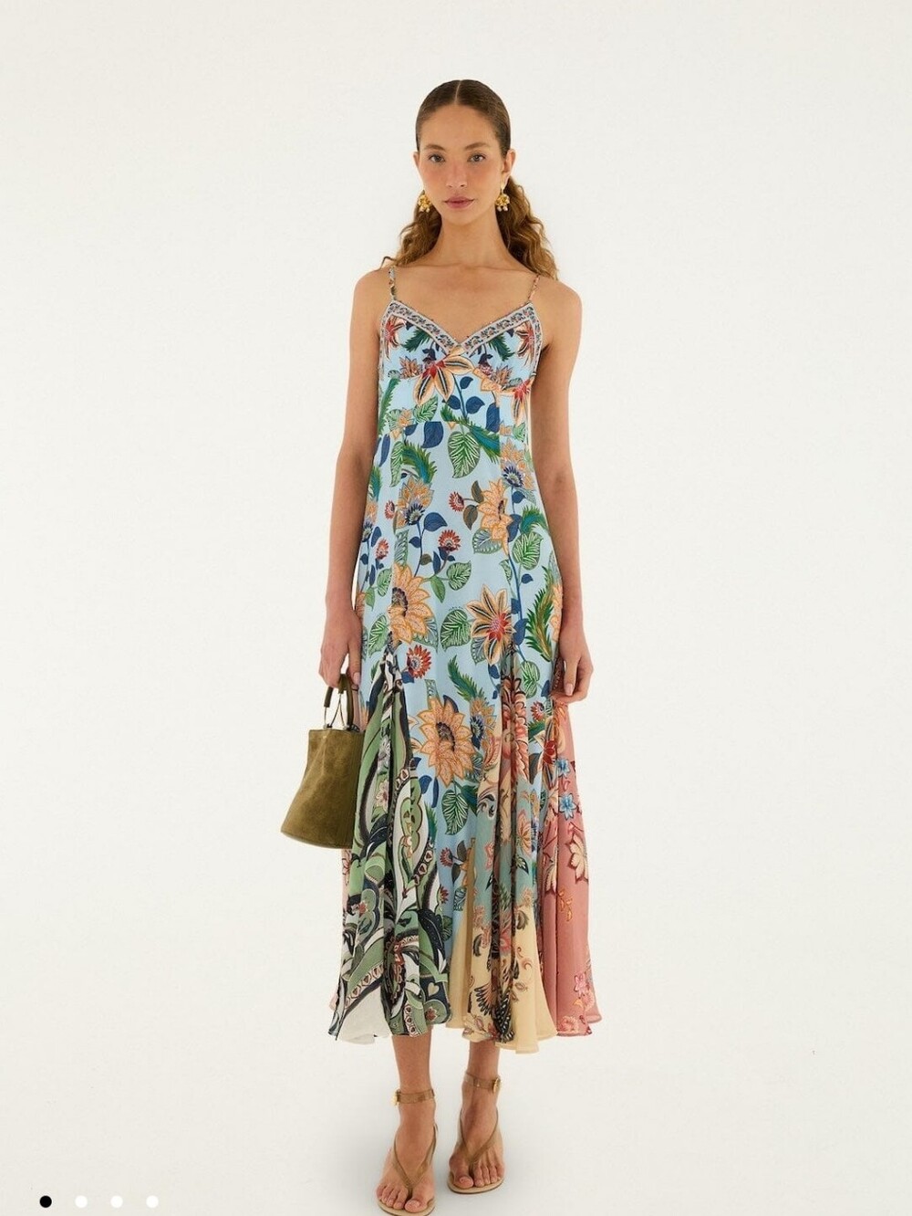 Farm Rio Light Blue Delhi Maxidress